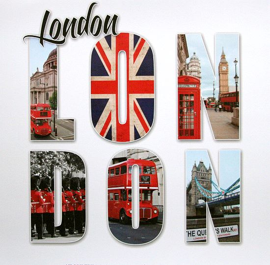 Blonde Attitude London Fertig Bild 30x30 Wandbild Stadte Modern Ebay